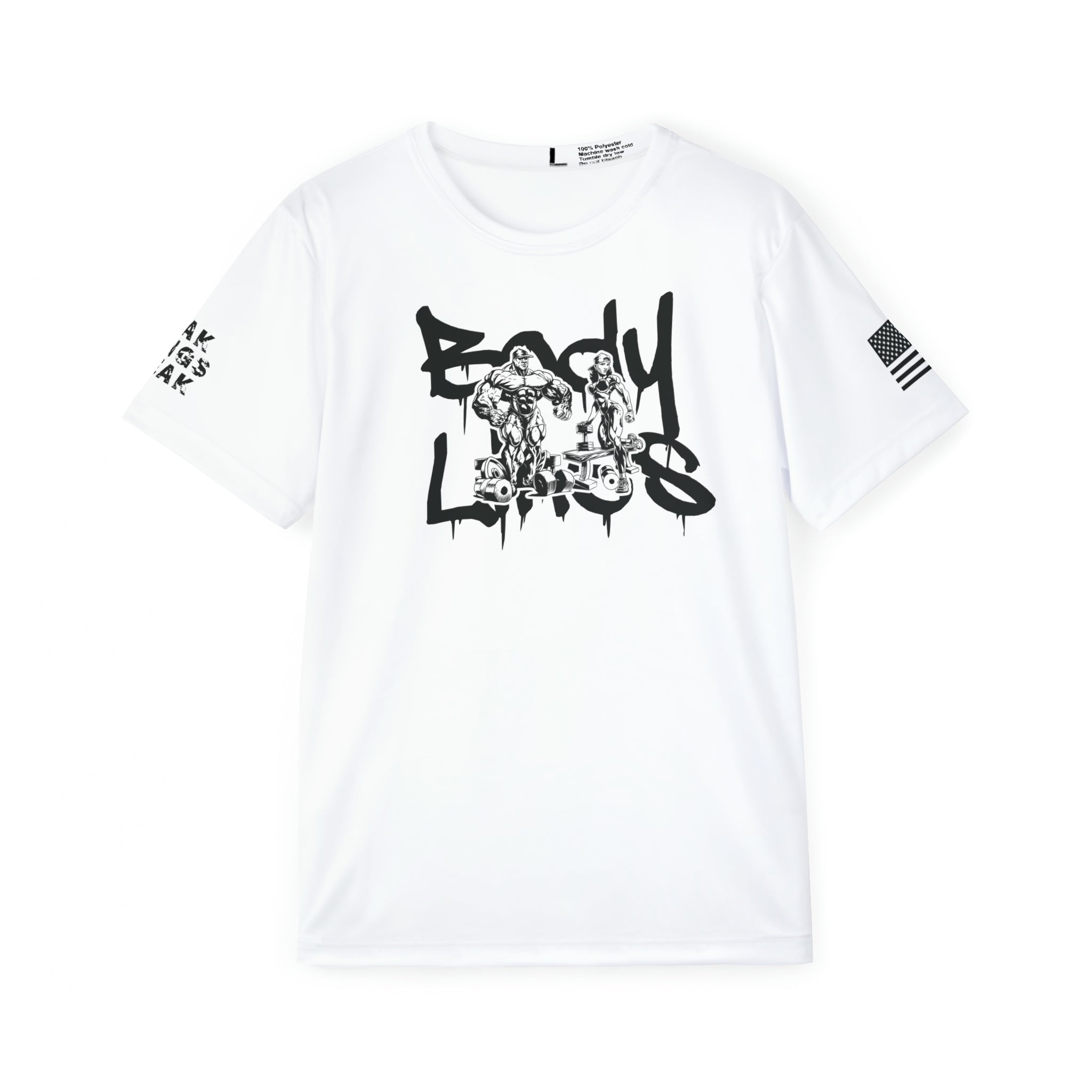 Body Lines - Polyester White Tee