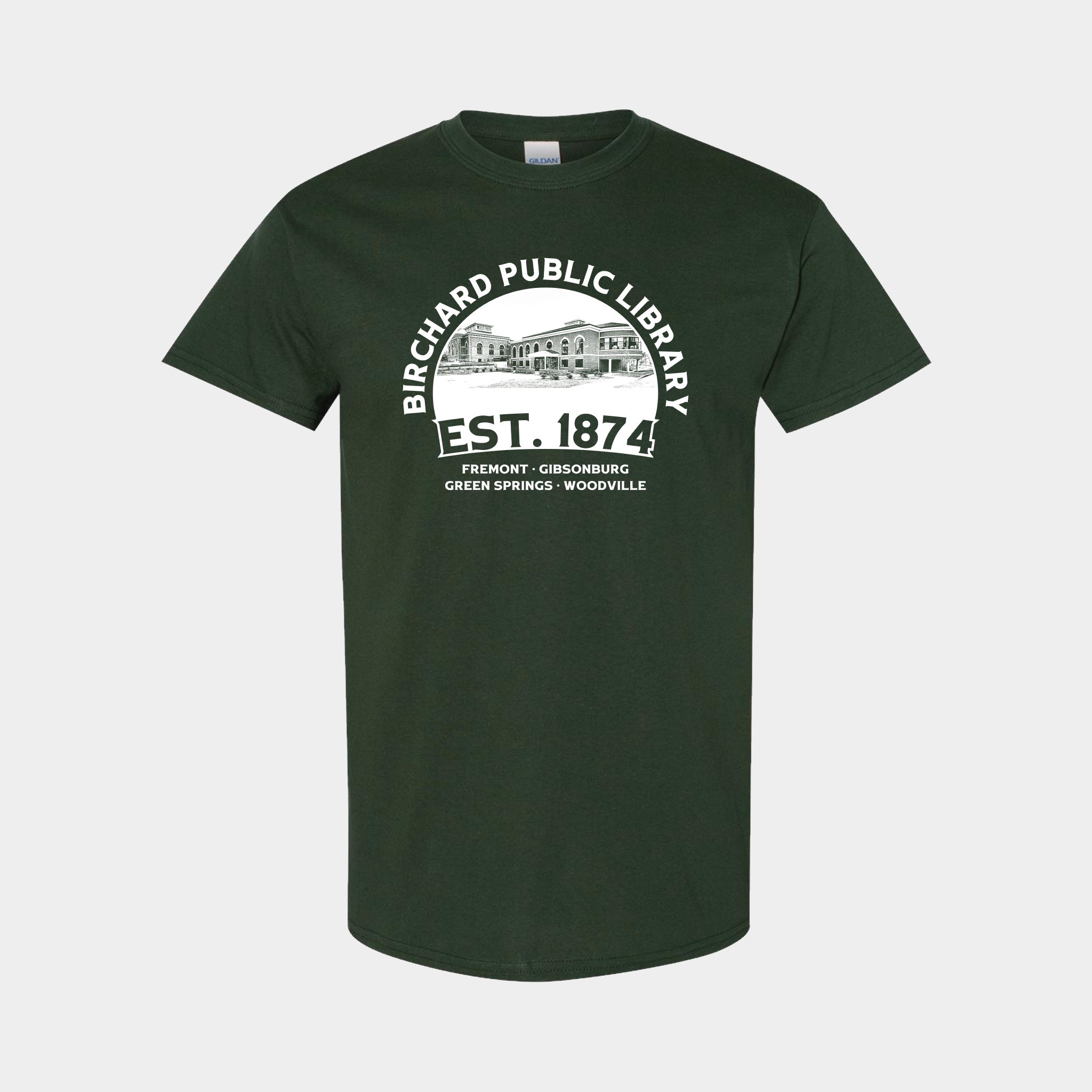 Birchard Public Library - Short Sleeve Tee (Forest)