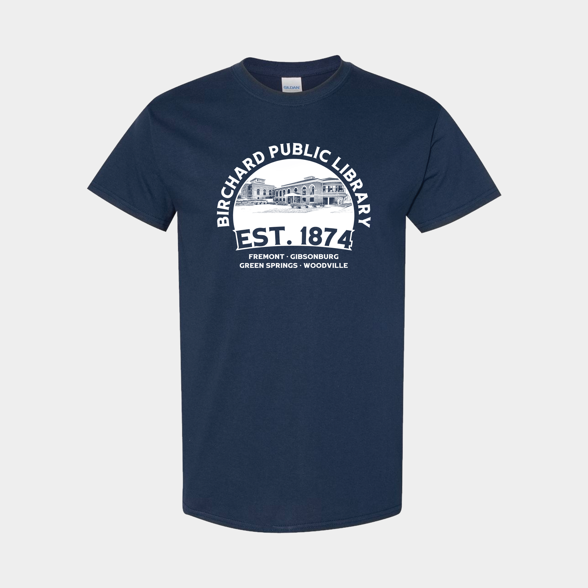 Birchard Public Library - Short Sleeve Tee (Navy)